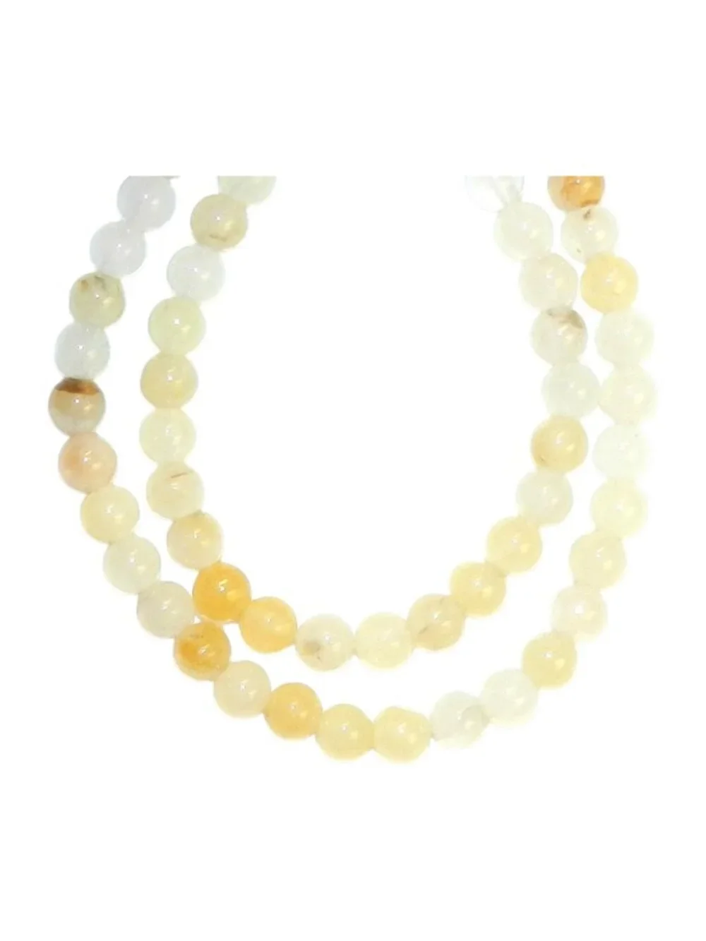 GR470 Yellow Malay Jade 4mm Round Quartz Gemstone Beads 16